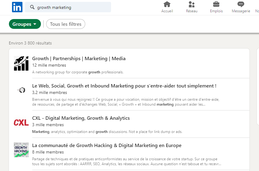 L'importance des groupes Linkedin pour le référencement