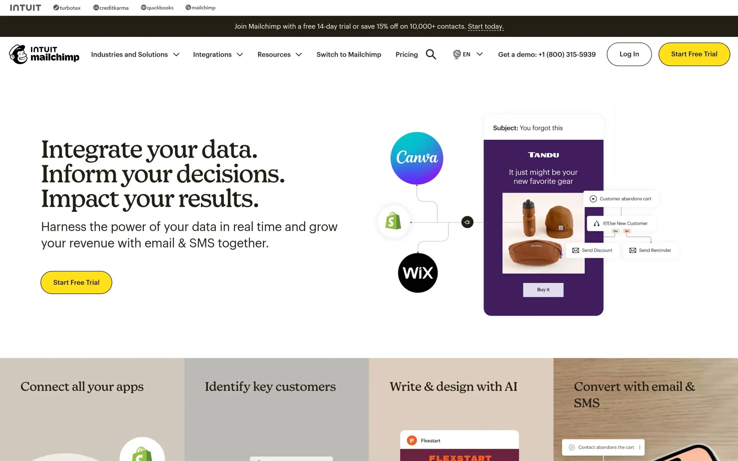 Mailchimp interface showing email marketing automation campaign builder