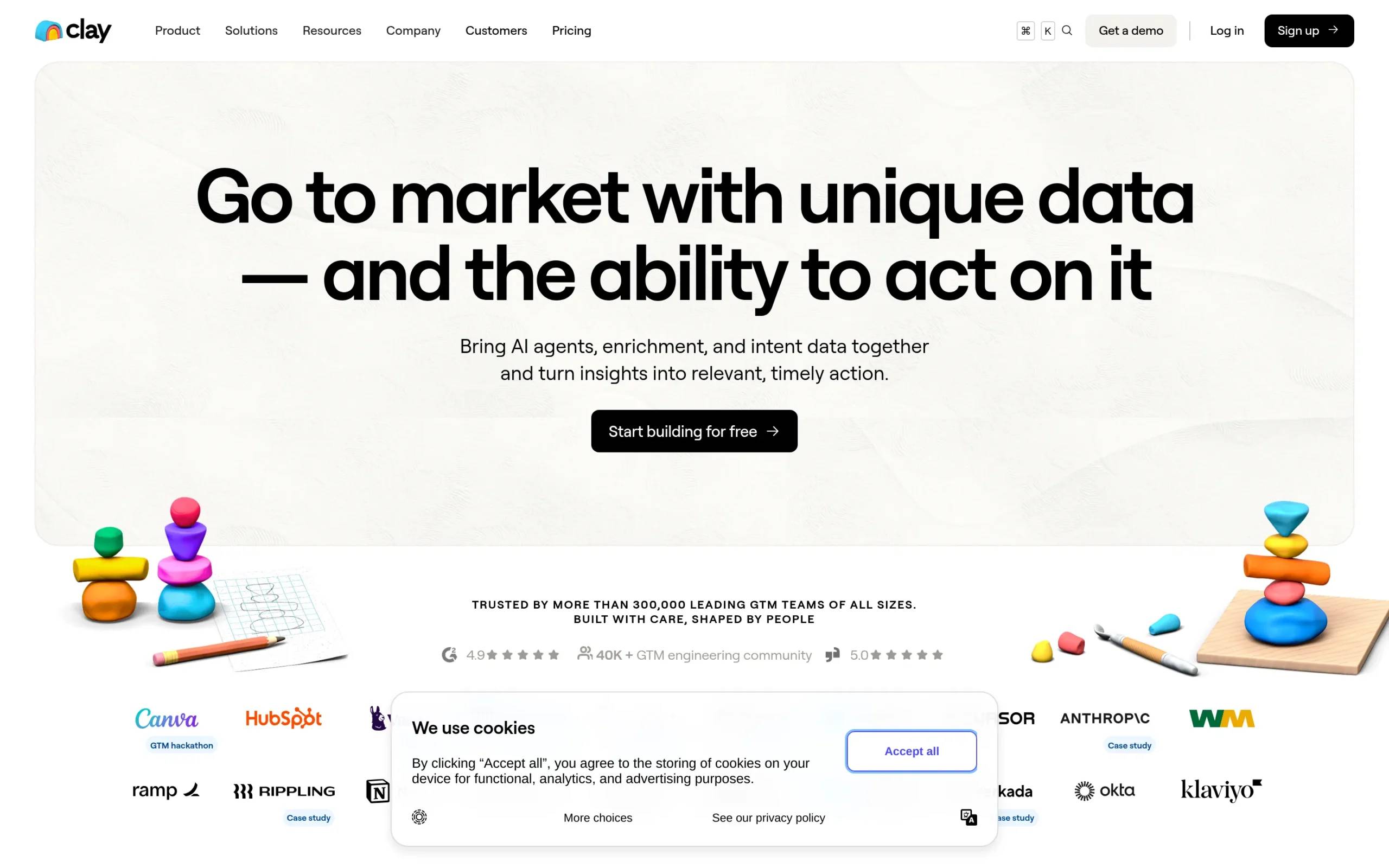 Clay outreach platform