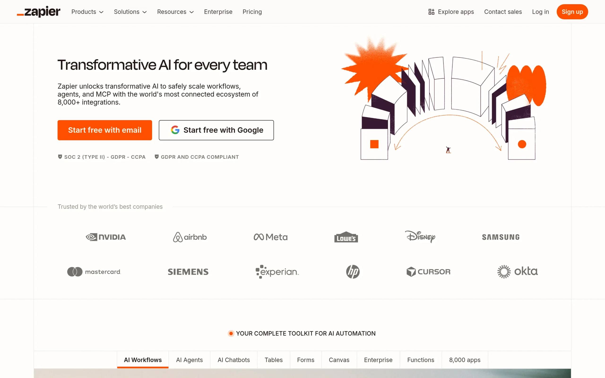 Zapier outreach platform