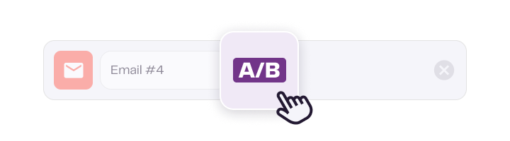 Click the A/B button