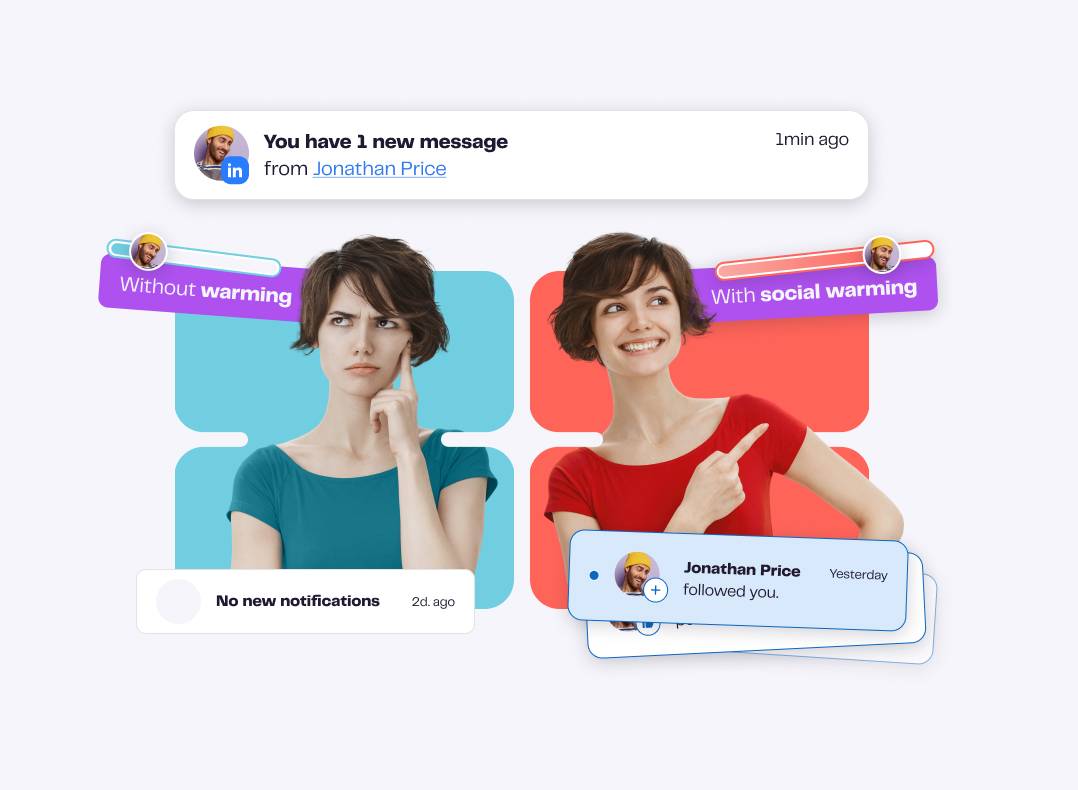 Follow First, Connect Better