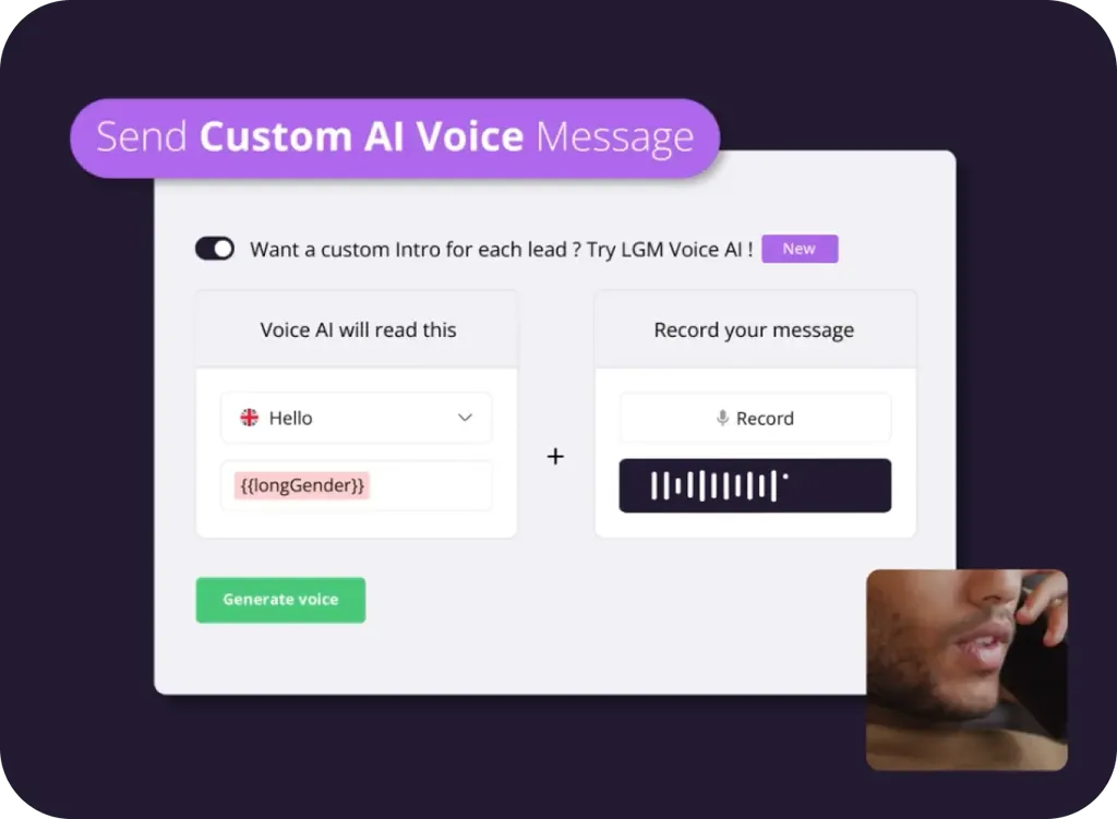 Voice message