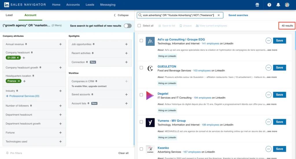 boolean abm sales nav4